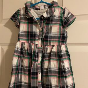 Gapkids size 3 plaid dress.